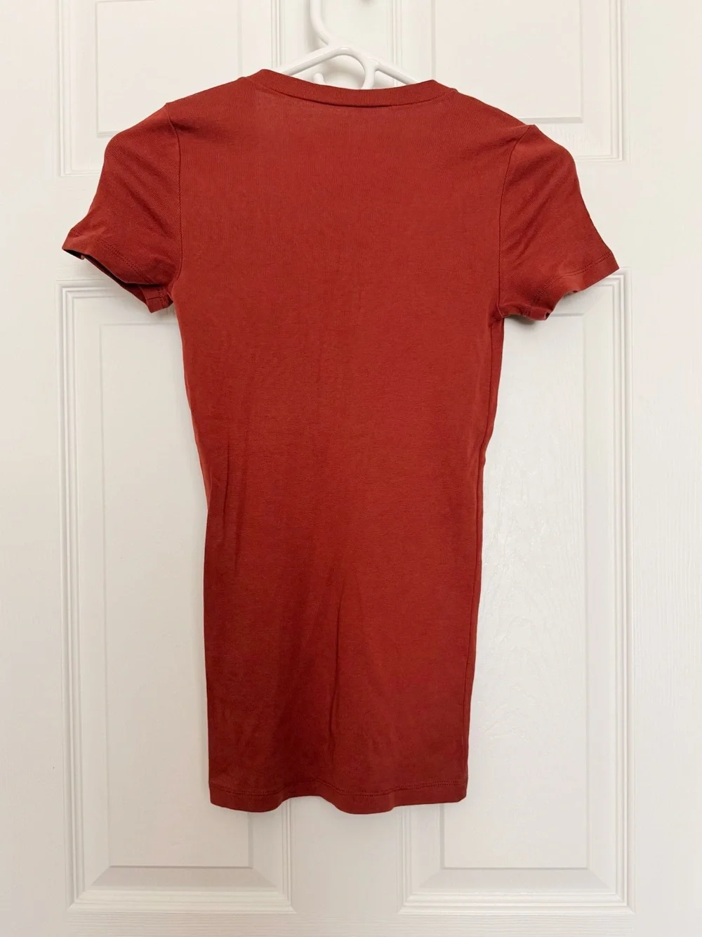 J. Crew Rust V-Neck Short Sleeve Tee